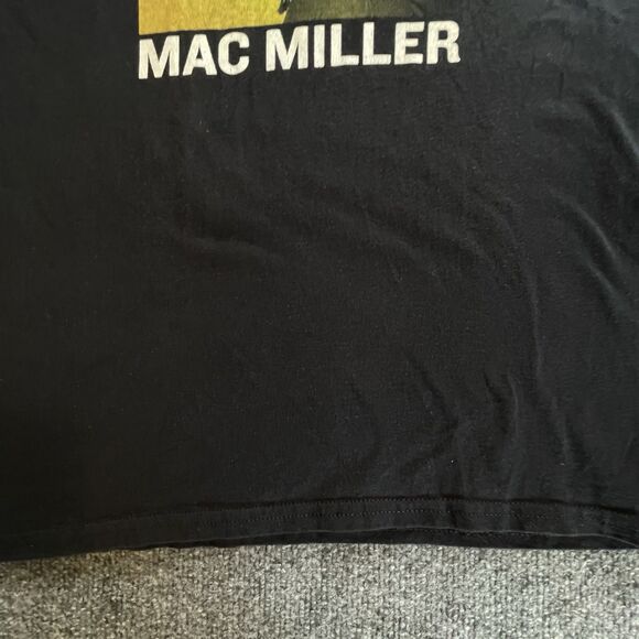 Mac Miller T Shirt Mens Large Black Short Sleeve Cotton Tour 2018 Hip Hop Music - Picture 3 of 10